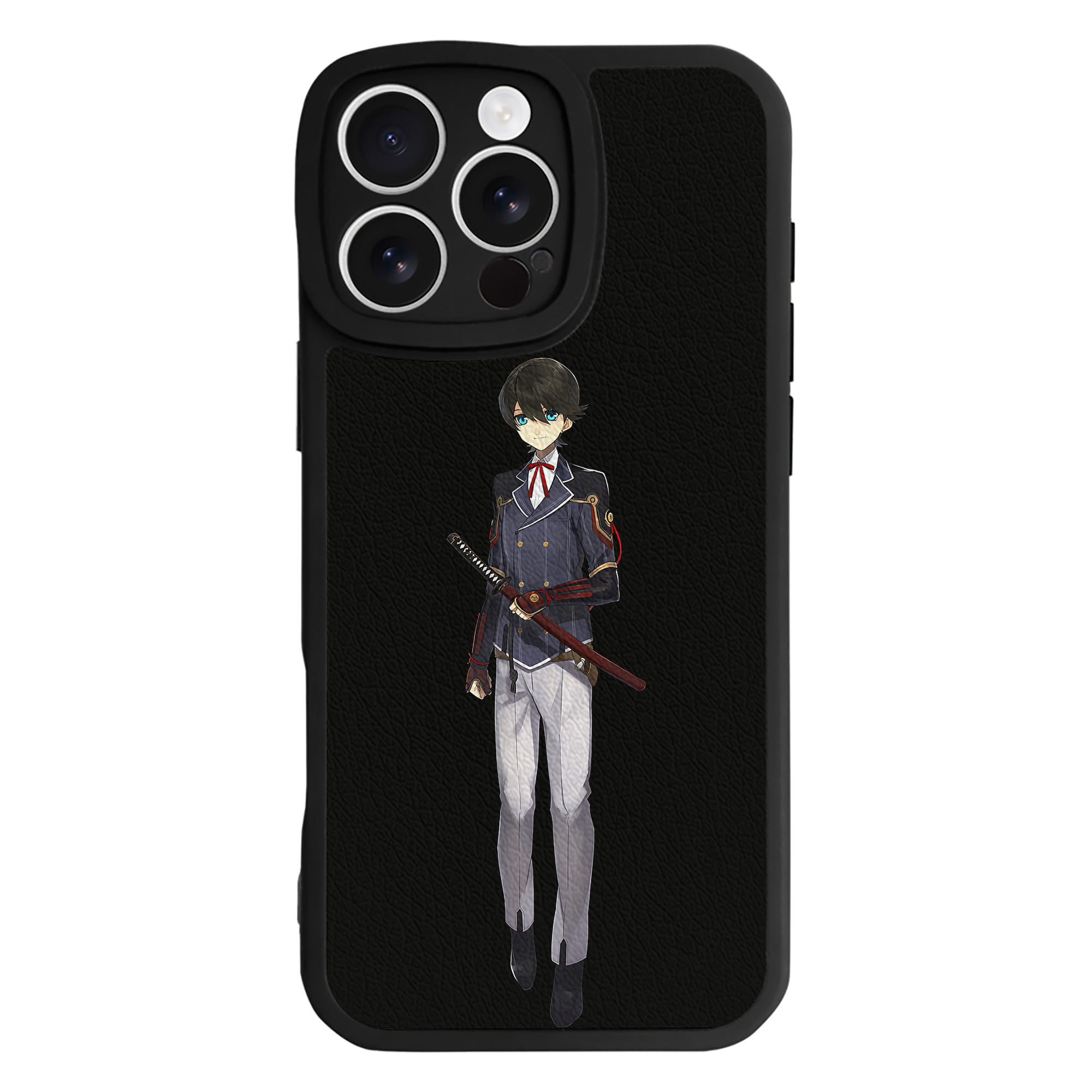 （画像用） 刀剣乱舞 Touken Ranbu 【iPhone 16シリーズ対応】シリコンスマホケース（レザー調） 材質：シリコン